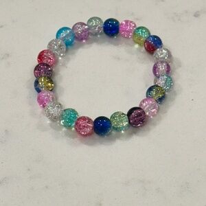 Colorful stretch bracelet.